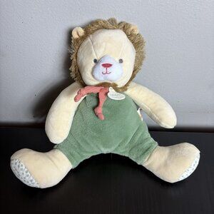 DOUDOU et COMPAGNIE Couleurs Savane Plush Lion Stuffed Animal Toy Green Beige